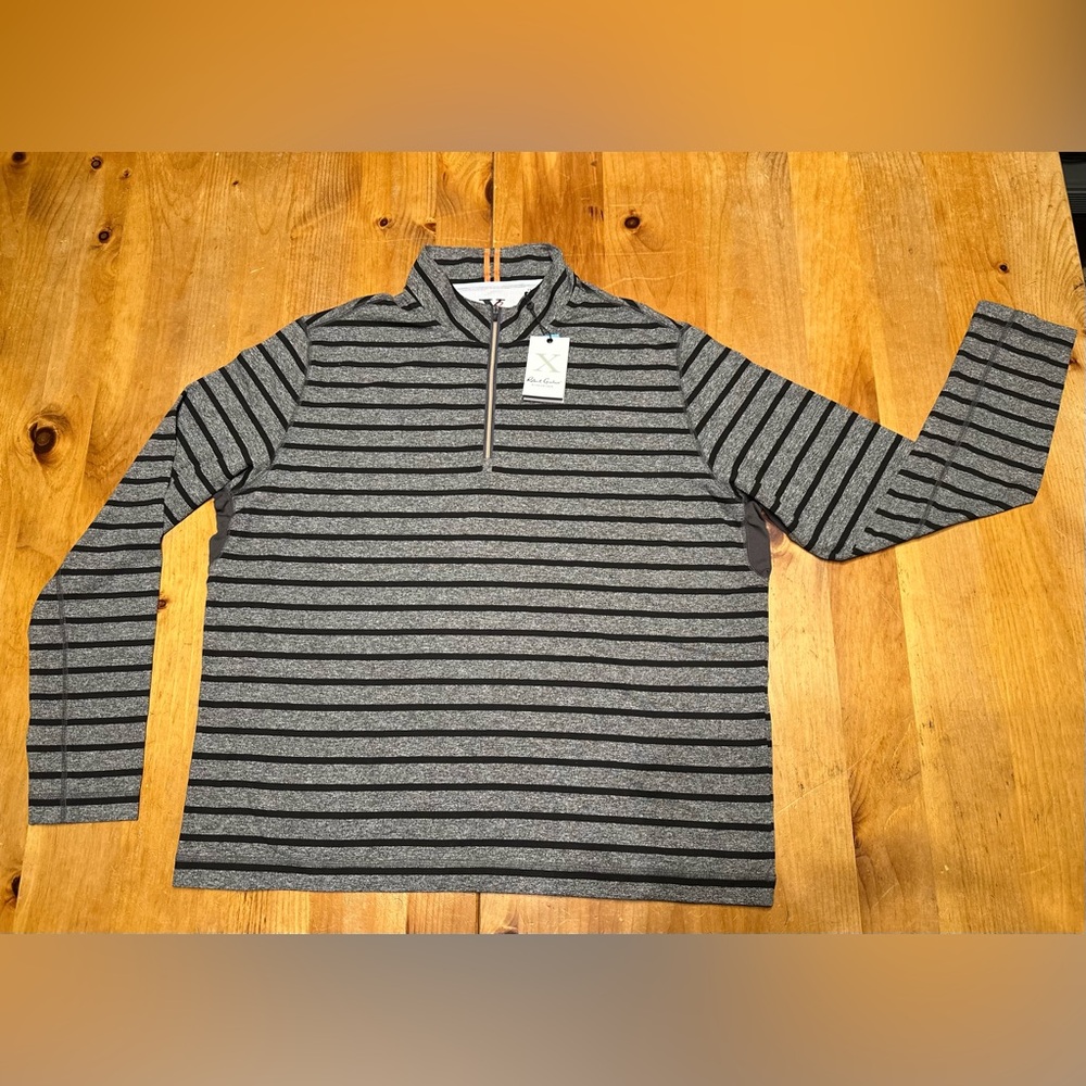 New Men’s Robert Graham X Collection, Callum Quarter Zip Shirt